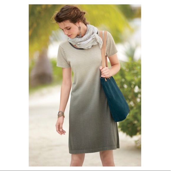 Peruvian Connection Dresses & Skirts - Peruvian Connection Striped Ombré Pima Cotton